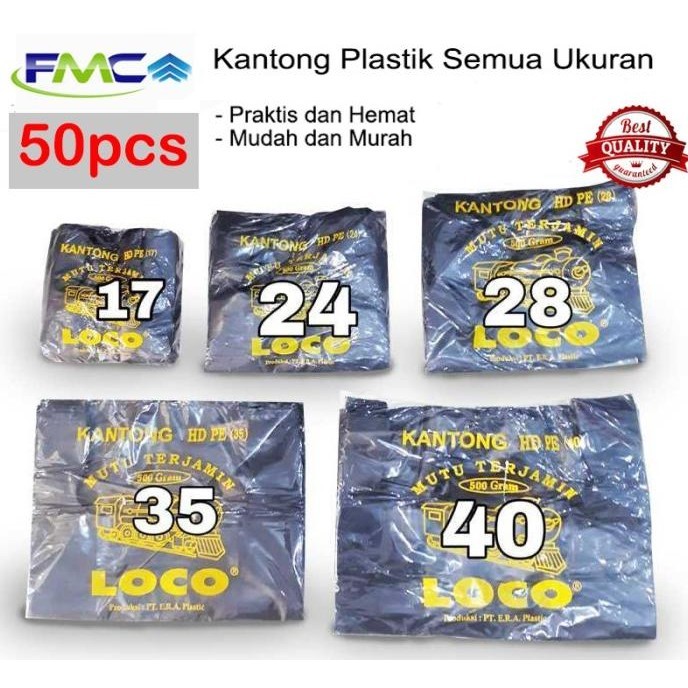 Trend - Kantong Plastik Kresek Kantong Plastik Sampah Hitam Besar Sedang Kecil ,.