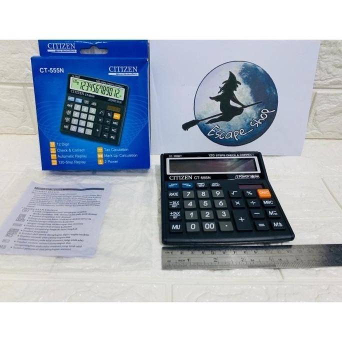 

Model Baru KALKULATOR CITIZEN CT 555 N - CALCULATOR TYPE CT 555N