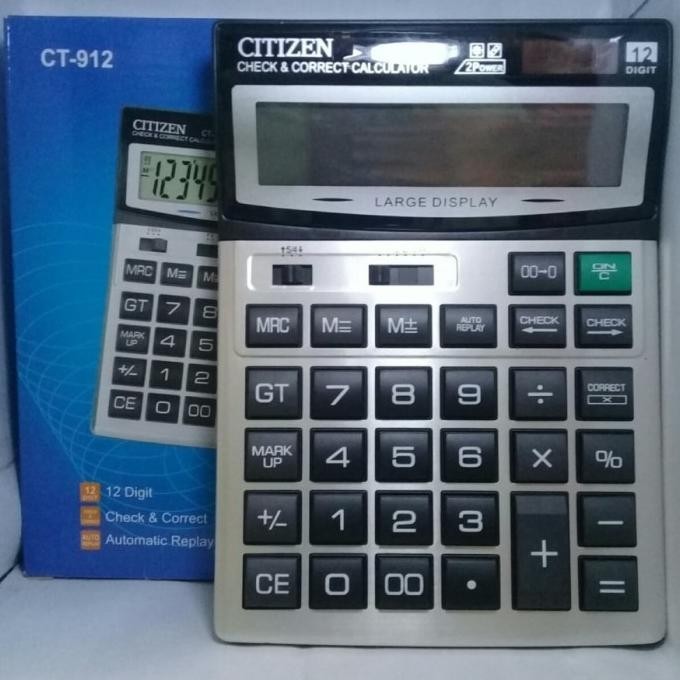 

Terlaris KALKULATOR CALCULATOR CITIZEN CT-912 BESAR