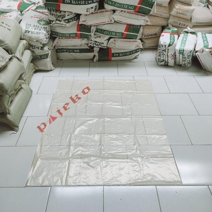 Kekinian Kantong Plastik Sampah 120 x 150 Cm ,Plastik Sampah Transparan Besar 