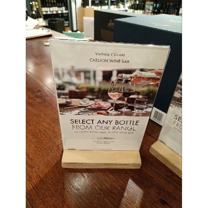 

Tent holder/tent card 10x21 / 1/3 A4