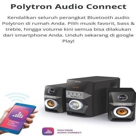 Polytron Multimedia PMA-9505 Bluetooth Speaker Subwoofer Aktif