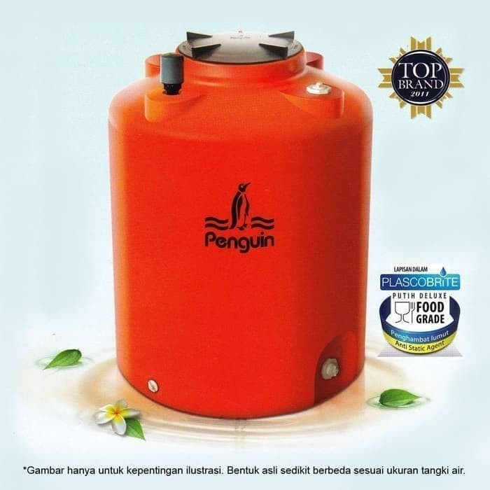 ✅Original Tangki Air Pinguin Tb110 1050 Liter / Toren Orange / Biru Terbaru