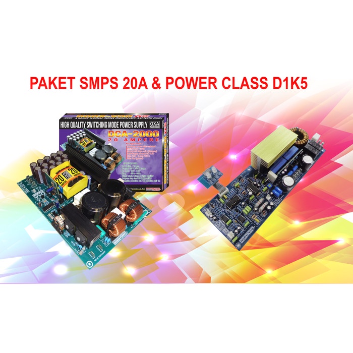 ✅Sale Paket Smps 20A Dan Power Class D 1K5 1500 Watt Limited
