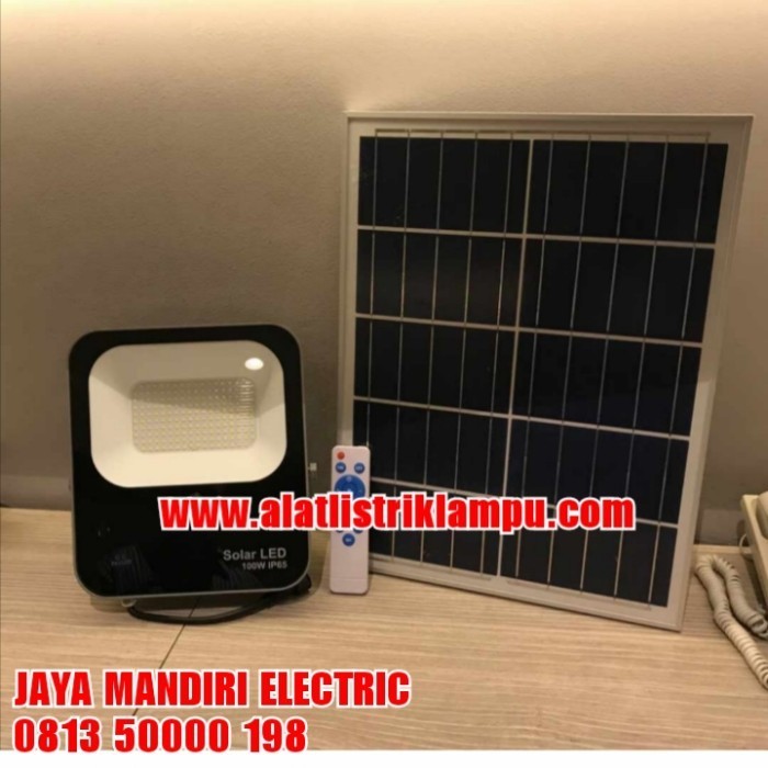 ✅Ready Lampu Sorot Led Surya 100W Flood Light Led Solar 100Watt 100 Watt Limited
