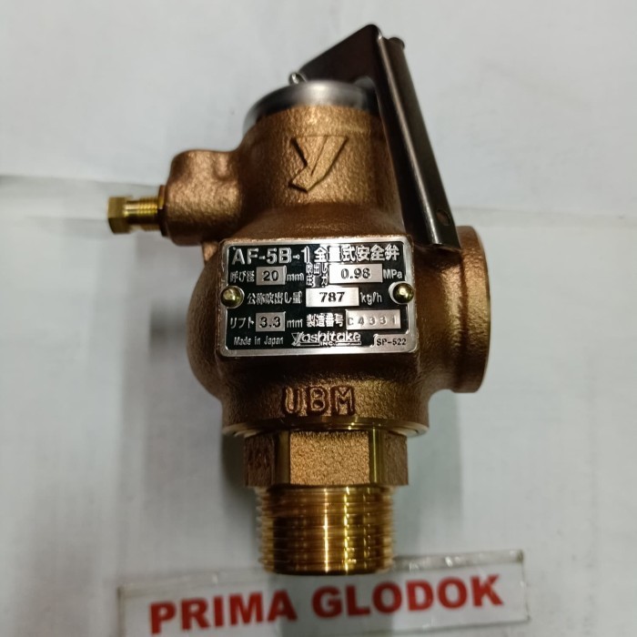 ✅Termurah Safety Valve Yoshitake Af-5B-1 1 Kuningan 10Kg Handle Diskon