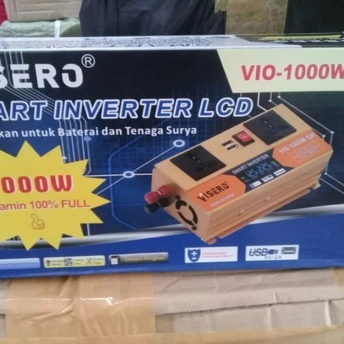 ✅Termurah Smart Power Inverter 1000Watt 12V With Digital Display Visero Vio-1000 Terbatas