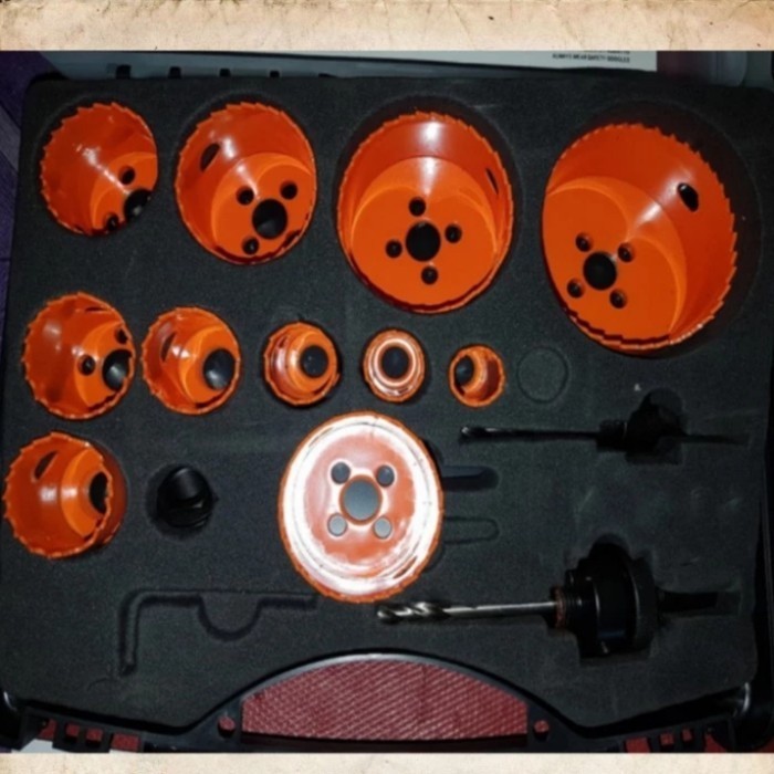 ✨New Mata Bor Gergaji Bulat For Metal Hole Saw Besi Set Terbatas