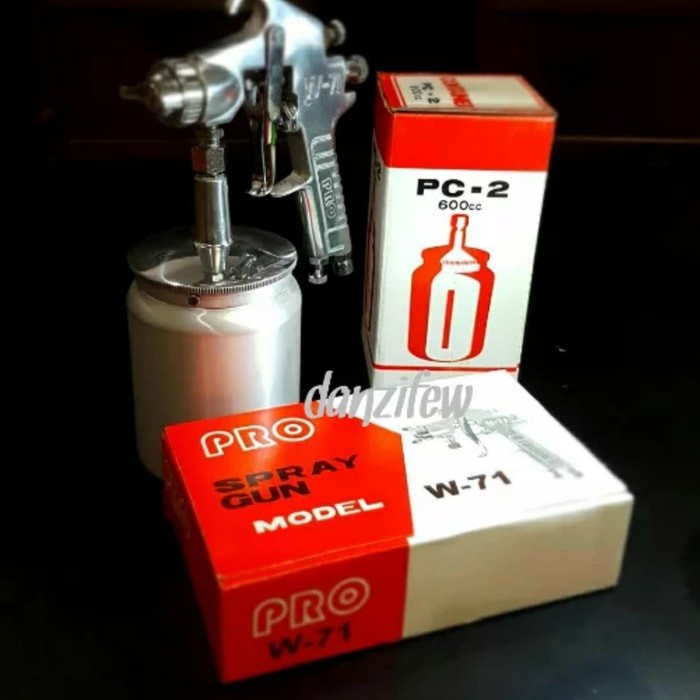 ✨New Ori Promo Spray Gun Spray Gun Pro Tabung Bawah Model W - 71S Pc 2 Limited