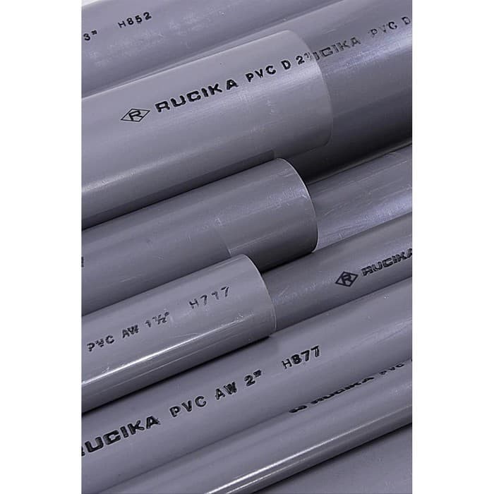 ✨Ori Pipa Air Peralon Pvc Rucika Jis Abu 4 4 Inchi 4Inch Per Batang Diskon