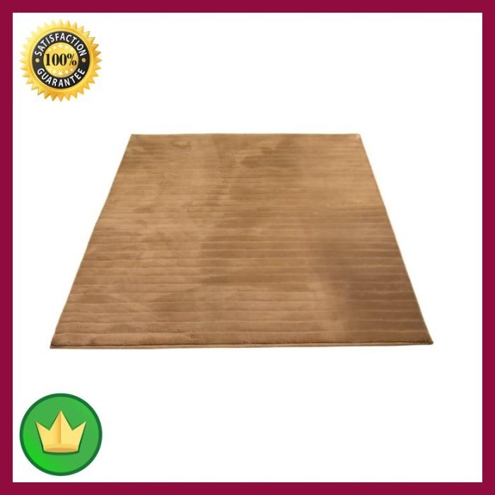 [Baru] Karpet Dusty Rabbit Fur 120X166 Cm - Beige Limited