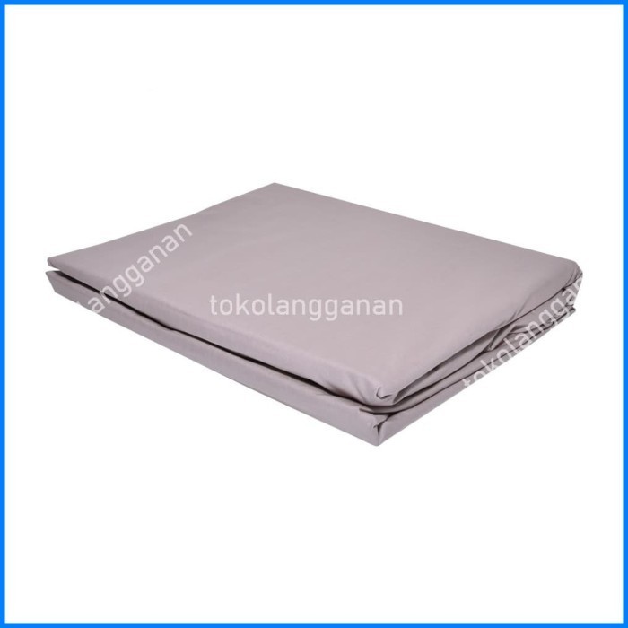 [New Ori] Linotela Sprei Katun - Abu-Abu Diskon