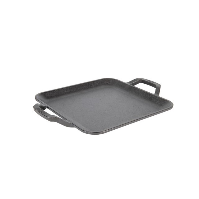 [New Ori] Lodge Chef Collection Cc 11Inch Griddle With Dual Berkualitas
