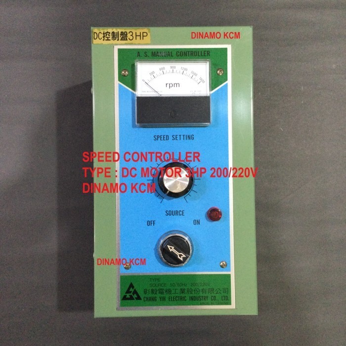 [New] Dc Motor Controller 3Hp - Speed Controller - 200/220V - Dinamo Kcm Limited