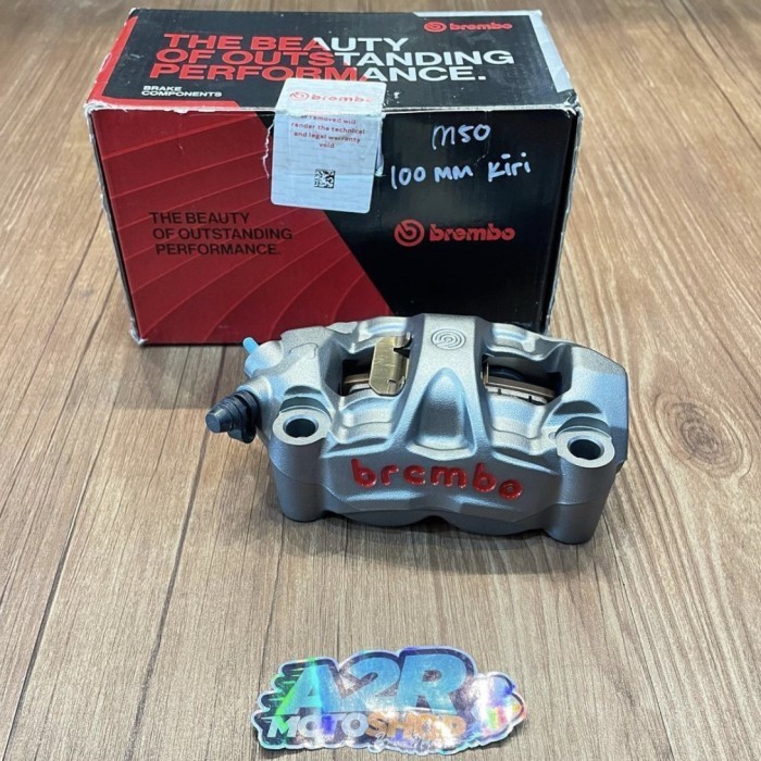 [Ori] Caliper Monoblok Brembo M50 100Mm Grey Live Universal Vespa Berkualitas