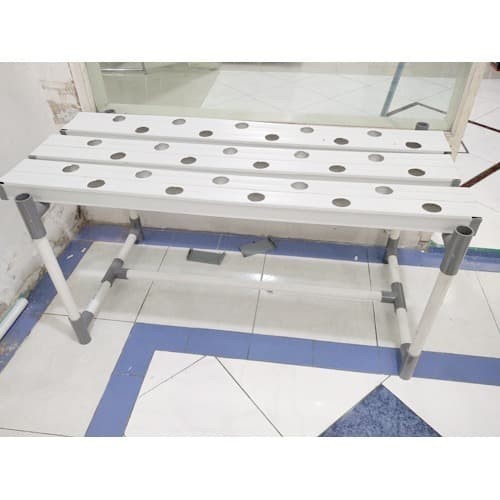[New] Rak / Tiang Hidroponik Datar Pipa Pvc 1 Untuk Gully Talang 1M Limited