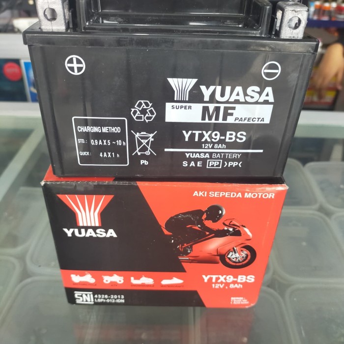 [Original] Accu Ninja250 Ytx9-BsYuasa Berkualitas