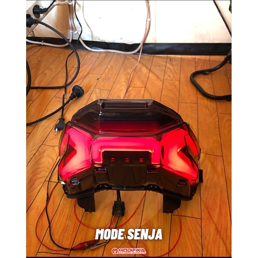 [Ori] Lampu Stoplamp Belakang Custom Honda Vario New Led 160 3In1 Sein Senja Limited