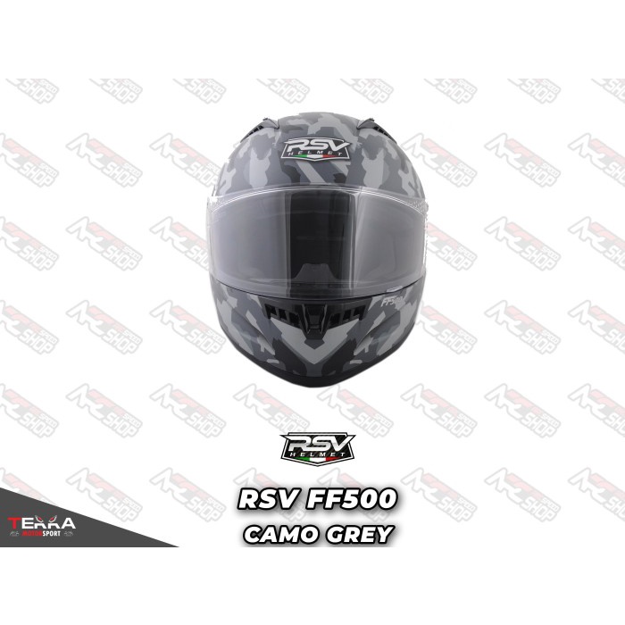 [New] Helm Full Face Rsv Ff500 Camo Grey Terbaru