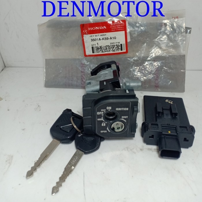 [New] Kunci Kontak Set Remot Vario 150 Esp Led 2015-2017 Ori 3501A-K59-A10 Berkualitas