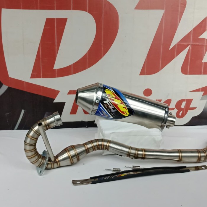 [Original] Knalpot Racing Honda Crf 150 Fmf Titan Fullsystem Berkualitas