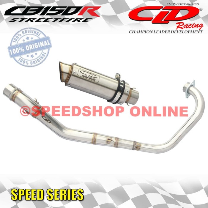[Original] Knalpot Cld Honda Cb150R Original Type Speed Series Terbaru
