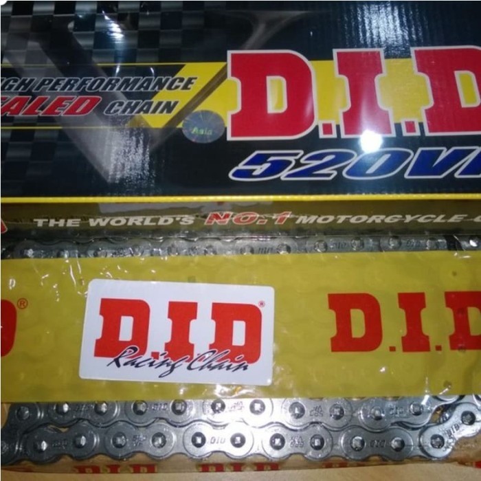 [Original] Rantai 520Vf Did 112L Nickel Steel Chrome Standard Mata 112 R25 Yamaha Diskon