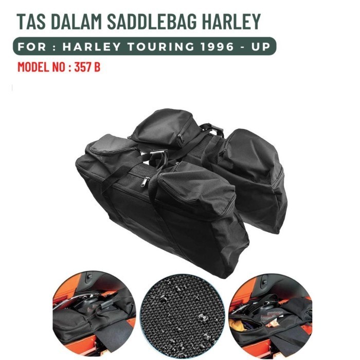 [Original] Tas Dalam Saddlebag Harley Touring 1996-Up 357 B Terbaru