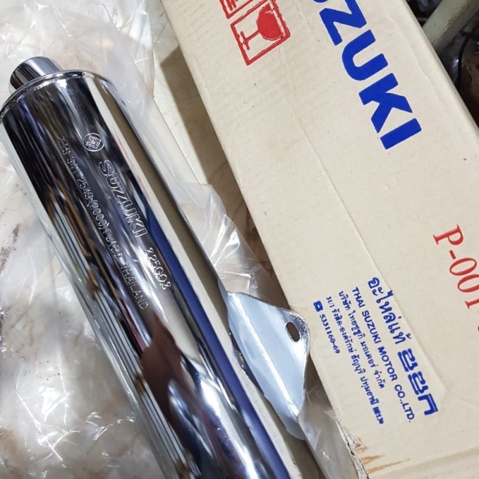 [Original] Tabung Knalpot Silincer Satria Fu 150 Thailand Asli Ori Suzuki Cbu Limited