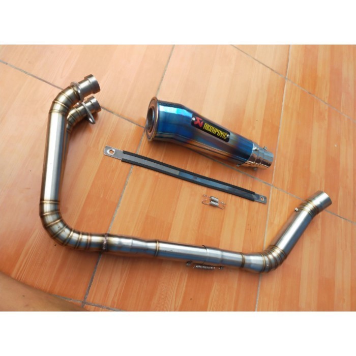 [Original] Knalpot Ninja Fi 2018 Ninja Karbu 250 Fi Akrapovic Megaphone Biru 1 Terbatas