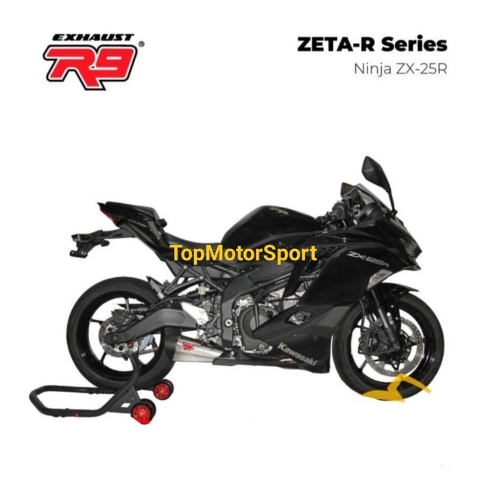 [Original] Knalpot Racing Zx 25R R9 Zeta-R Series Zx-25R Full Sistem Original R9 Terbaru