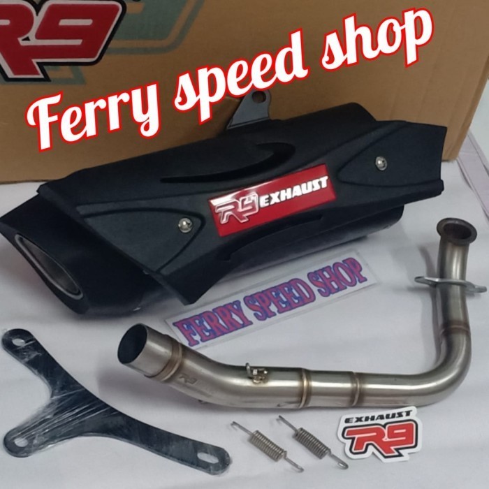 [Original] Knalpot R9 Misano Series Ss Beat Fi / R9 Misano Beat Fi Diskon