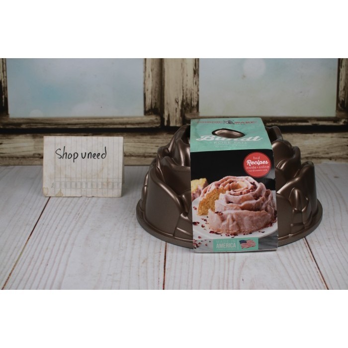 

[New Ori] Loyang Kue Nordic Ware Bundt Rose Pan Made In Usa Terbaru