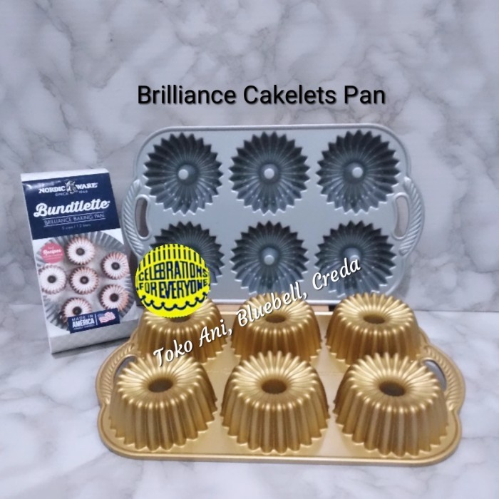 

[New Ori] Nordic Brilliance Cakelet Pan 6 Cav Terbaru