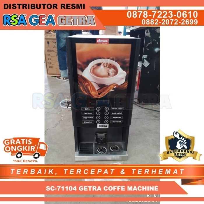 [New Ori] Mesin Kopi Otomatis Pembuat Kopi Otomatis Coffe Machine Sc 71104 Getra Terbatas