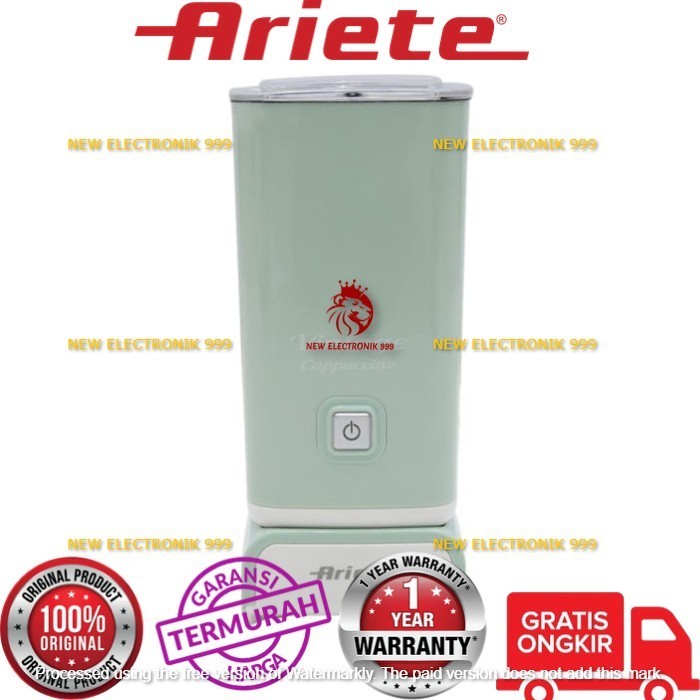 Ariete Vintage 140-250 ml Pembuat Busa Susu & Kopi