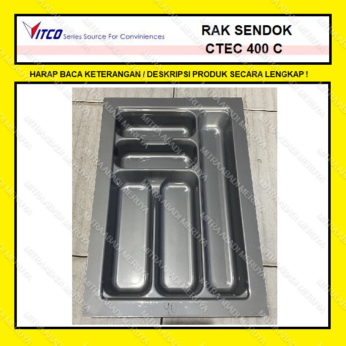 RAK SENDOK LACI VITCO CTEC 400 C LACI SENDOK