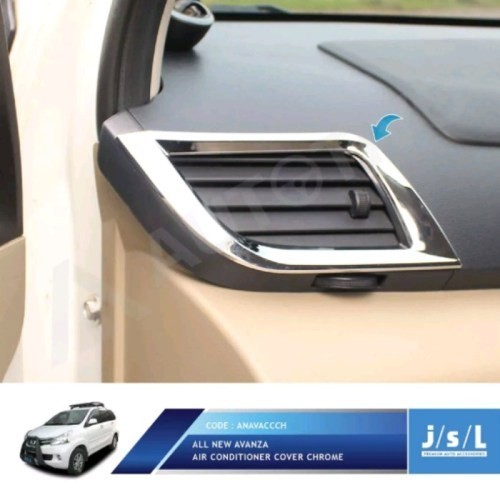 variasi Cover AC mobil All new Avanza 2012-2017 full Chrome