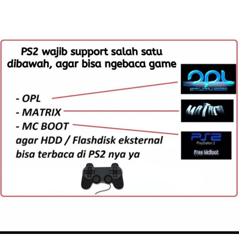 [LIMITED QUALITY] Paket Flashdisk 32gb - 64gb Full Game Ps2
