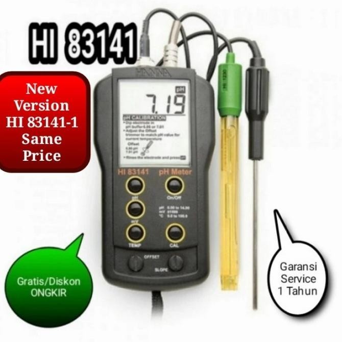 Hanna Instruments Hi 83141 Ph Meter With Electrode And Temp Probe