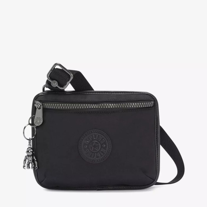 ✅New Kipling Neal Mini Original Tas Selempang Unisex - Black Terbatas