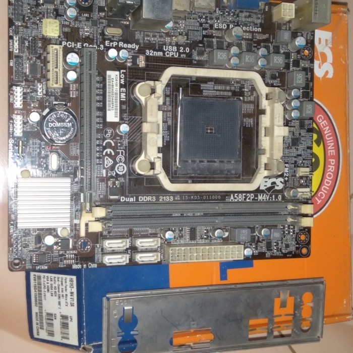 mobo ecs a58 fm2+ a 58 a8 a6 a10 amd bkn intel ryzen a55 h61 h81 h110