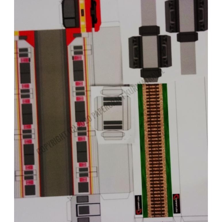 

Pola Papercraft Commuterline JR KKW