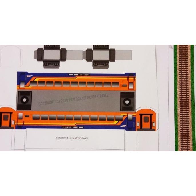 

Pola Papercraft Kereta Ekonomi Kuning