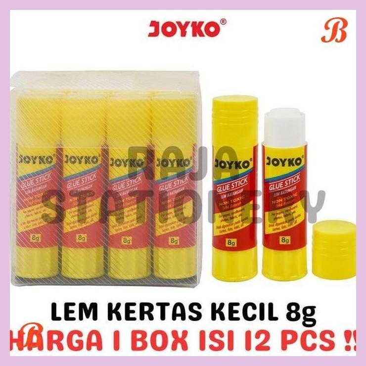 

| KG | JOYKO GLUE STICK 8G LEM BATANG STIK JOYKO GS-09 GS-108 KECIL [12PCS]