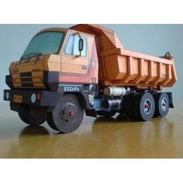 

DIY Miniatur Papercraft Kendaraan Truk Bak Terbuka Tatra 815 S1