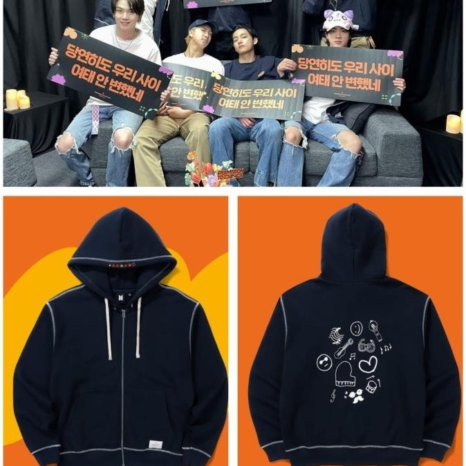 Jaket Zipper Bts Konser Permission To Dance ( Overdeck)