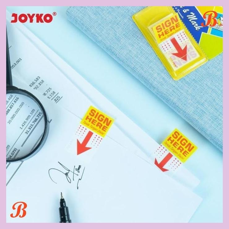 

| KG | JOYKO SIGN HERE MEMO STICK INDEX NOTES STICKER TANDA TANGAN IM-35