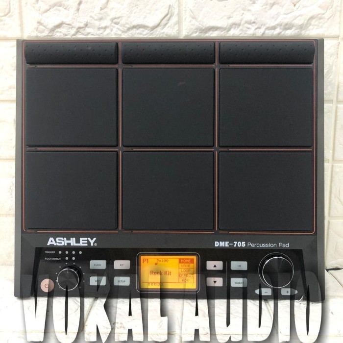 [Ori] Drum Electric Percussion Dme705 Ashley Original Drum Elektrik Dme 705 Terbaru