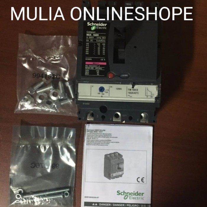 [New Ori] Mccb Nsx 160H Tm160D Schneider Limited